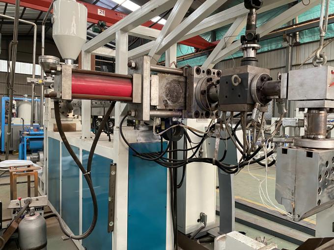 PETPSPCプレート製造機械 プラスチックソフトカーテンシートエクストルーションマシン 1