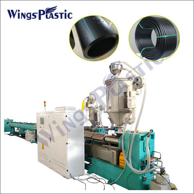 PLC制御 hdpeパイプ製造機械 hdpeパイプエクストルーダー機械 プラスチック水管製造機械