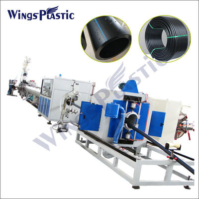 PLC制御 hdpeパイプ製造機械 hdpeパイプエクストルーダー機械 プラスチック水管製造機械