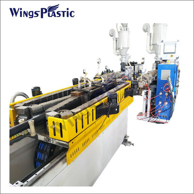 機械にプラスチックPeを作るポリ塩化ビニールのHDPE DWCの管二重波形の管の放出ライン