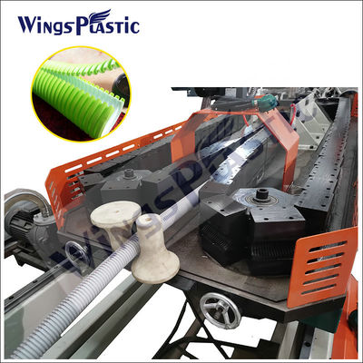 HDPE 双壁波紋パイプ生産ライン プラスチック排水水道管製造機械