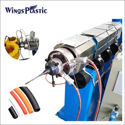 PLC制御システム プラスチックパイプエクストルーダーマシン 0-74rpm スクロール速度