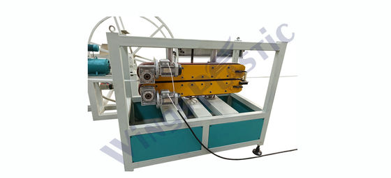PLC制御空気冷却 HDPE PPR PERT MPPパイプのためのプラスチックパイプエクストルーションライン