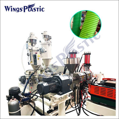 プラスチックHdpePvcDWCゴロゴロパイプ製造加工機械 挤出ライン