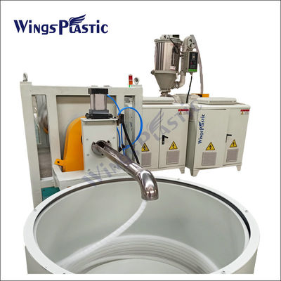 プラスチックHdpe Pp Pe 水力回転巻き保護用ホースエクストルーション製造機